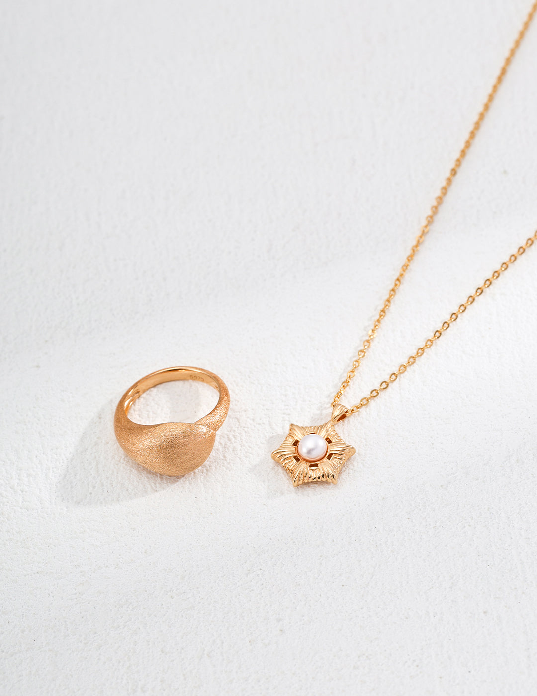 Bague contemporaine en Argent massif - Charlène