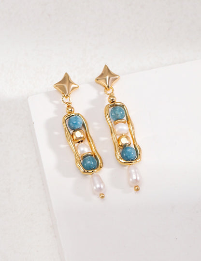 Boucles d'oreilles étoiles dorées - Alexandra