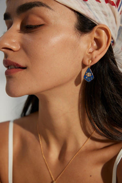 Boucles d'oreilles Astro en argent 925 - Ella