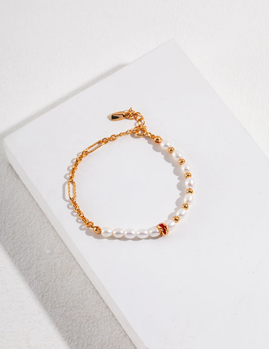 Cultured pearl bracelet - Emma