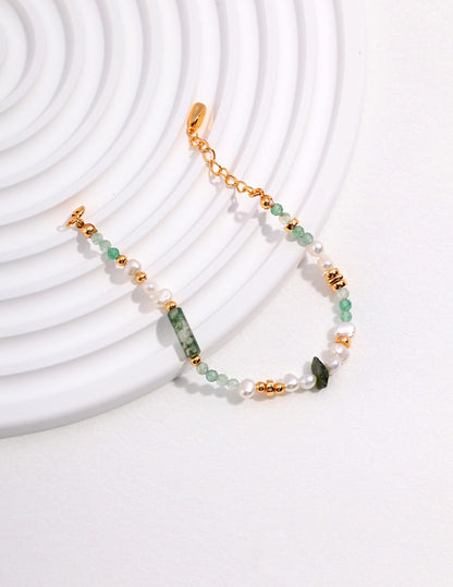 Multicolored natural stone bracelet - Charlotte
