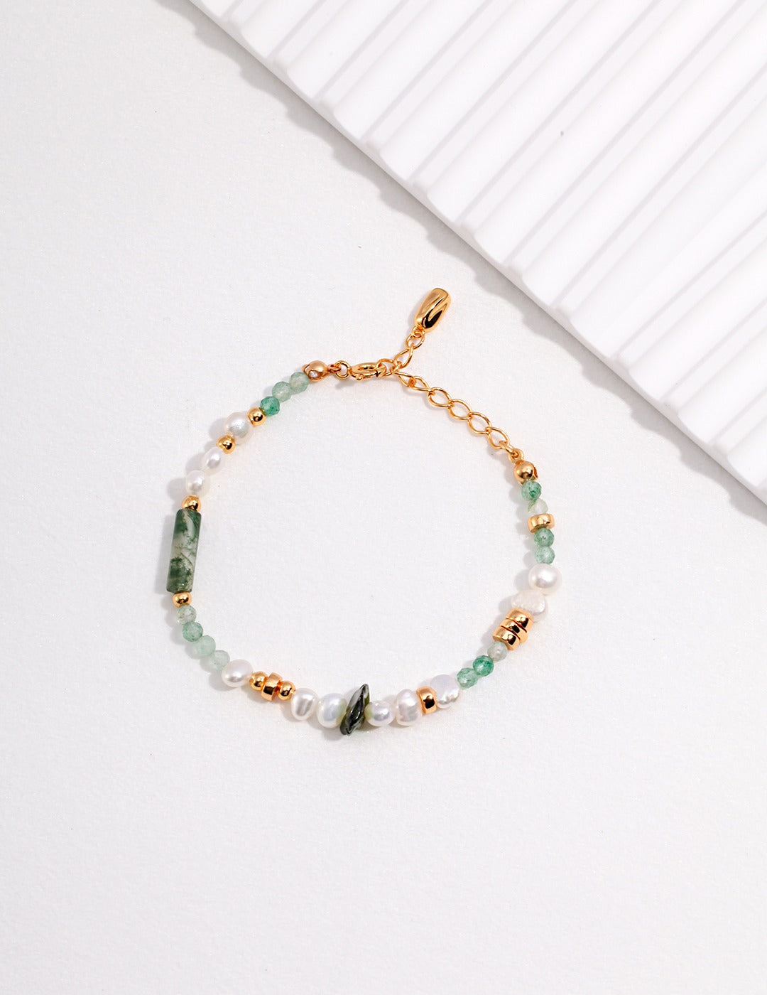 Multicolored natural stone bracelet - Charlotte