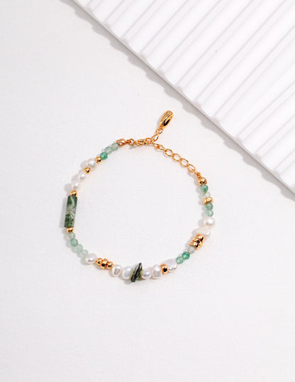 Multicolored natural stone bracelet - Charlotte